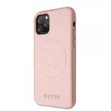 Guess iPhone 11 Pro Max Skal Saffiano Cover Roseguld