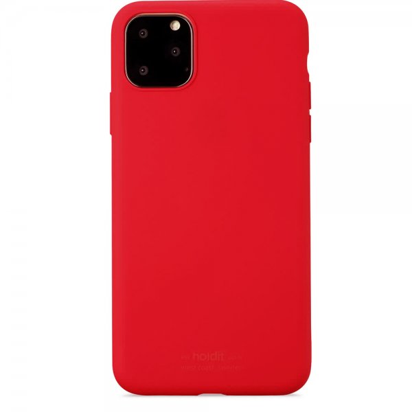 holdit iPhone 11 Pro Max Skal Silikon Ruby Red