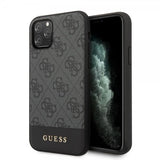 Guess iPhone 11 Pro Max Skal Stripe Cover Grå