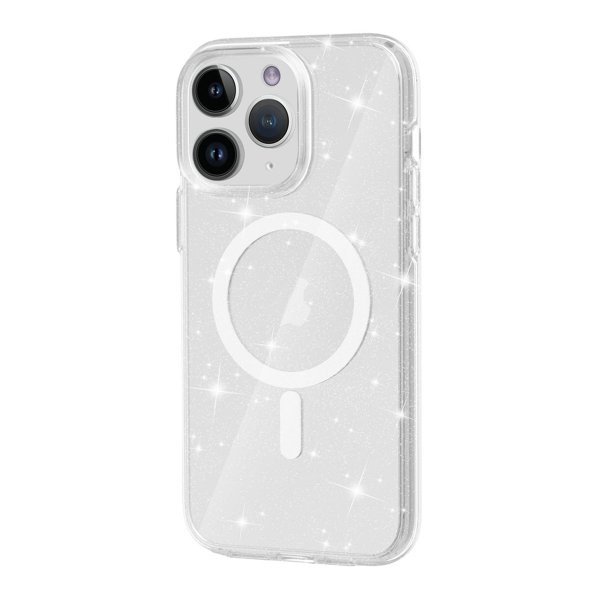 Rvelon iPhone 11 Pro Skal Glitter MagSafe Transparent