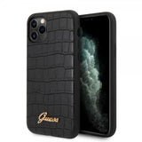 Guess iPhone 11 Pro Skal Croco Svart