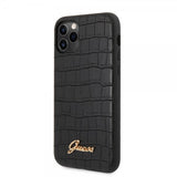 Guess iPhone 11 Pro Skal Croco Svart