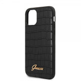 Guess iPhone 11 Pro Skal Croco Svart