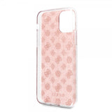 Guess iPhone 11 Pro Skal Glitter Hearts Rosa