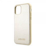 Guess iPhone 11 Pro Skal Lädertextur Guld