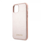 Guess iPhone 11 Pro Skal Lädertextur Roseguld
