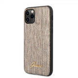 Guess iPhone 11 Pro Skal Lizard Guld