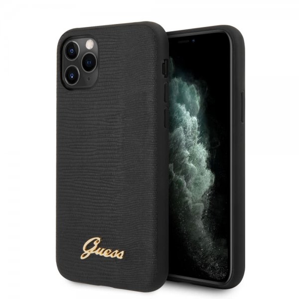 Guess iPhone 11 Pro Skal Lizard Svart