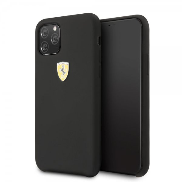 Ferrari iPhone 11 Pro Skal med Logo Svart