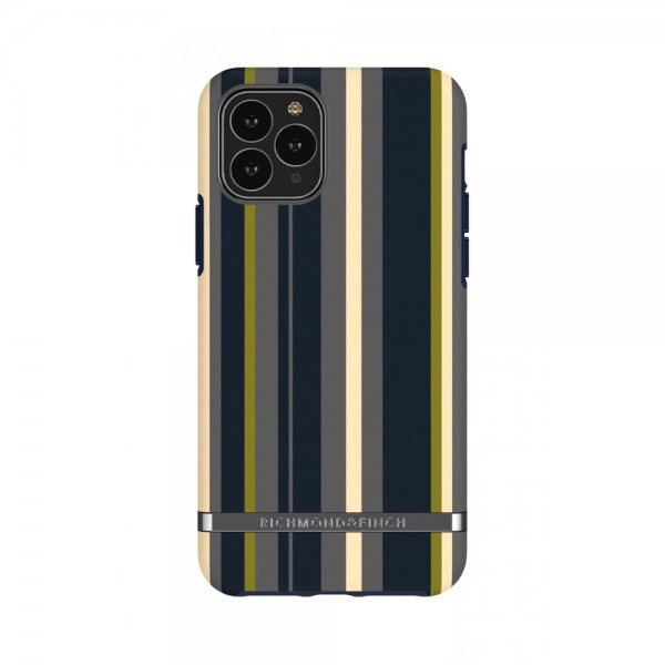 Richmond & Finch iPhone 11 Pro Skal Navy Stripes