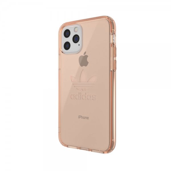 Adidas iPhone 11 Pro Skal OR Protective Clear Case FW19 Klar Rose Gold