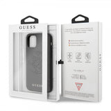 Guess iPhone 11 Pro Skal Saffiano Cover Svart