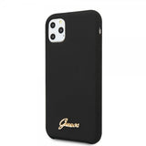 Guess iPhone 11 Pro Skal Silicone Cover Vintage Svart