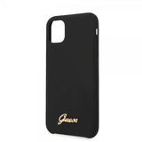 Guess iPhone 11 Pro Skal Silicone Cover Vintage Svart