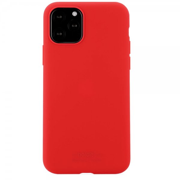 holdit iPhone 11 Pro Skal Silikon Ruby Red