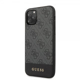 Guess iPhone 11 Pro Skal Stripe Cover Grå