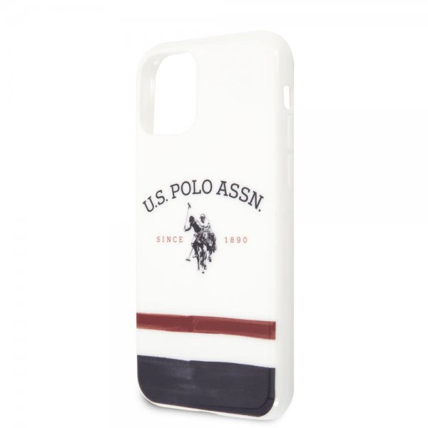 U.S. Polo iPhone 11 Pro Skal Tricolore Vit