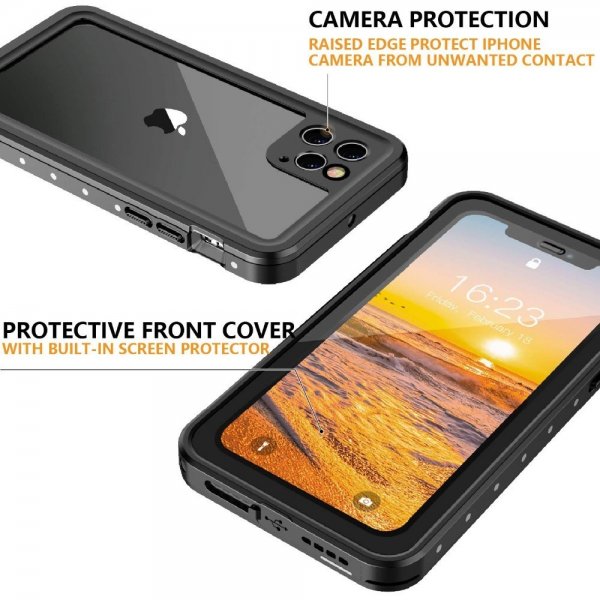 Redpepper iPhone 11 Pro Skal Vattentåligt IP68 Svart