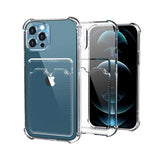 iPhone 11 Pro Skal Korthållare Stöttåligt Transparent