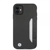 BMW iPhone 11 Skal Card Slot Svart