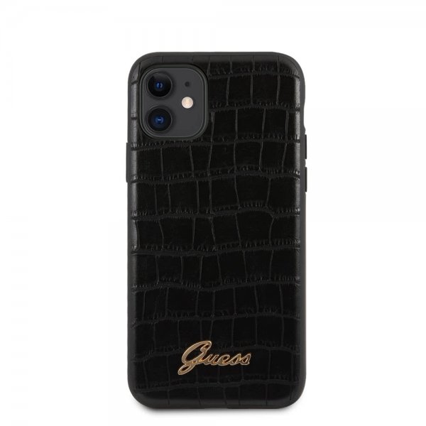 Guess iPhone 11 Skal Croco Svart