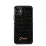 Guess iPhone 11 Skal Croco Svart