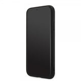 Guess iPhone 11 Skal Double Cardslot Metal Triangle Svart