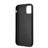 Guess iPhone 11 Skal Double Cardslot Metal Triangle Svart