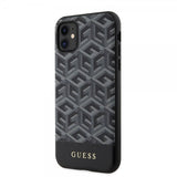 Guess iPhone 11 Skal G Cube MagSafe Svart