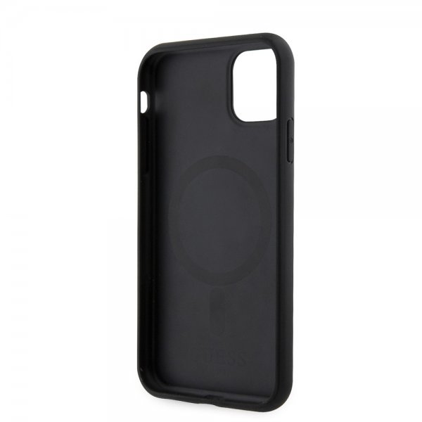 Guess iPhone 11 Skal G Cube MagSafe Svart