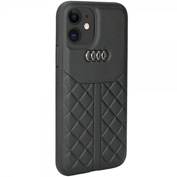Audi iPhone 11 Skal Genuine Leather Case Svart