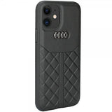 Audi iPhone 11 Skal Genuine Leather Case Svart