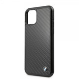 BMW iPhone 11 Skal Kolfibertextur Svart