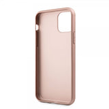 Guess iPhone 11 Skal Lädertextur Roseguld