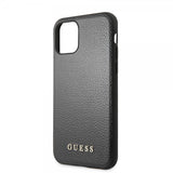 Guess iPhone 11 Skal Lädertextur Svart