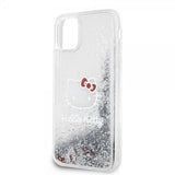 Hello Kitty iPhone 11 Skal Liquid Glitter Translucent