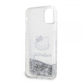 Hello Kitty iPhone 11 Skal Liquid Glitter Translucent