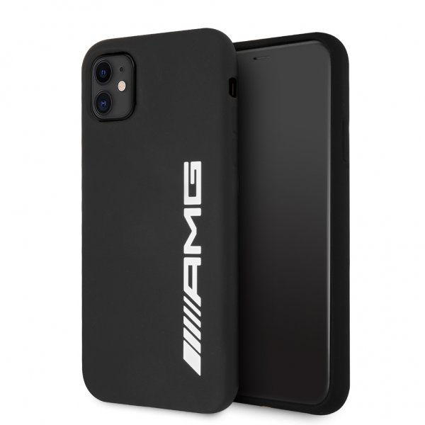 AMG iPhone 11 Skal Liquid Silicone Svart