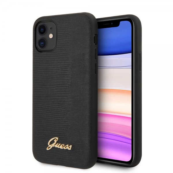 Guess iPhone 11 Skal Lizard Svart