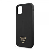 Guess iPhone 11 Skal Metal Triangle Svart