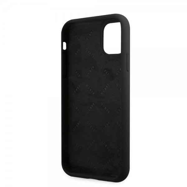 Guess iPhone 11 Skal Metal Triangle Svart