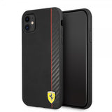 Ferrari iPhone 11 Skal On Track Carbon Stripe Svart
