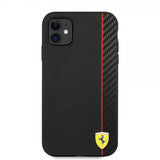 Ferrari iPhone 11 Skal On Track Carbon Stripe Svart