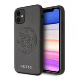 Guess iPhone 11 Skal Saffiano Cover Svart