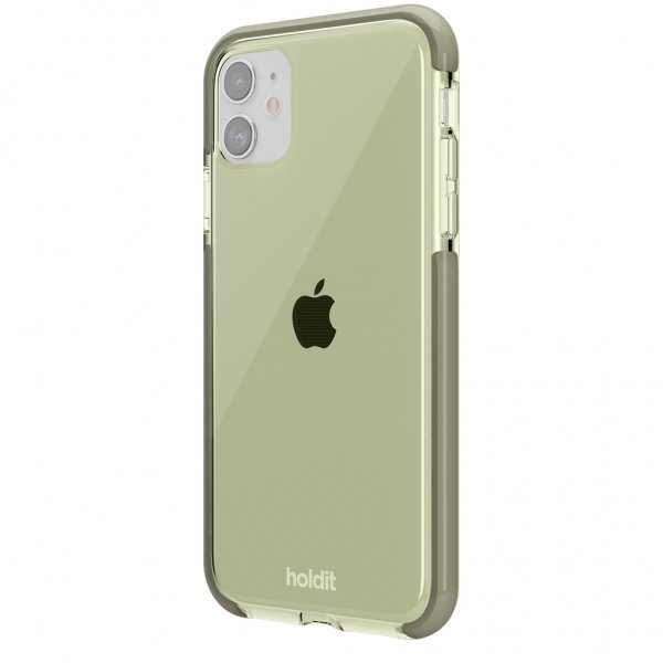 holdit iPhone 11 Skal Seethru Khaki Green