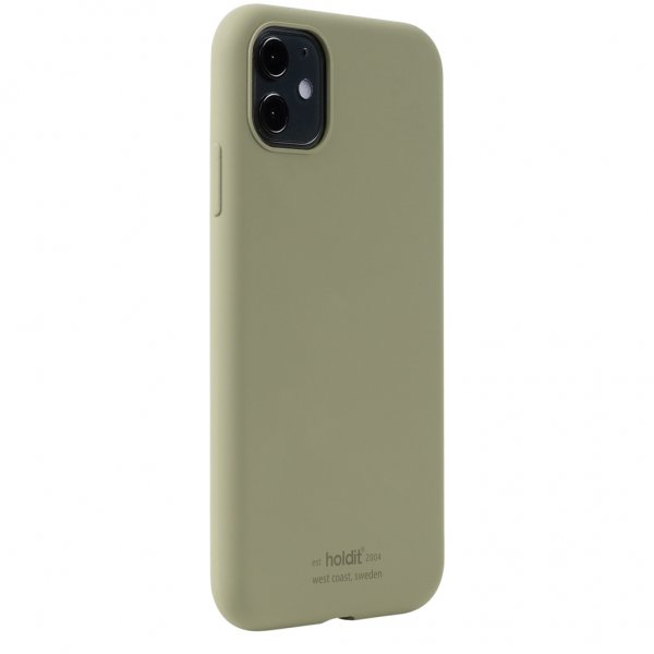 holdit iPhone 11 Skal Silikon Khaki Green