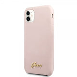 Guess iPhone 11 Skal Silicone Cover Vintage Rosa