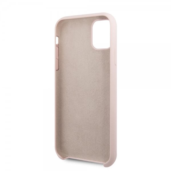 Guess iPhone 11 Skal Silicone Cover Vintage Rosa