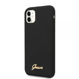 Guess iPhone 11 Skal Silicone Cover Vintage Svart