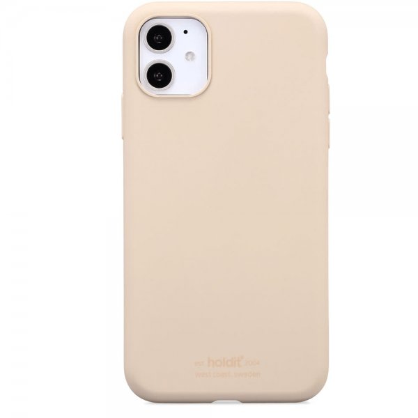 holdit iPhone 11 Skal Silikon Beige